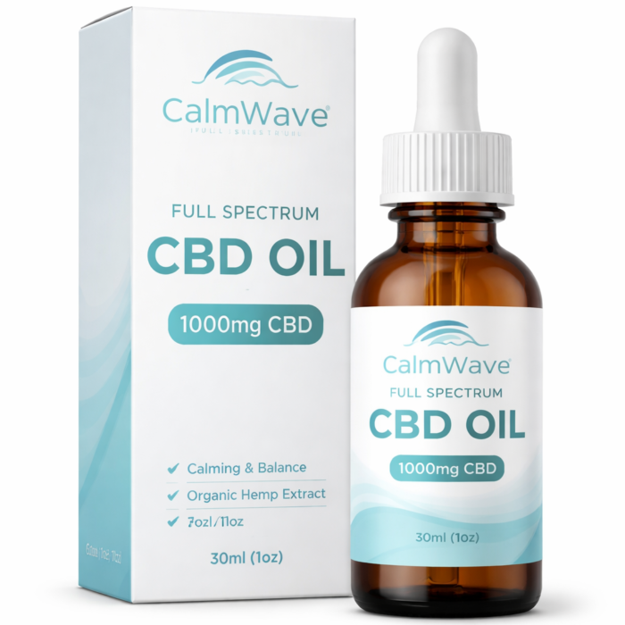 CalmWave Full Spectrum CBD Oil 1000mg