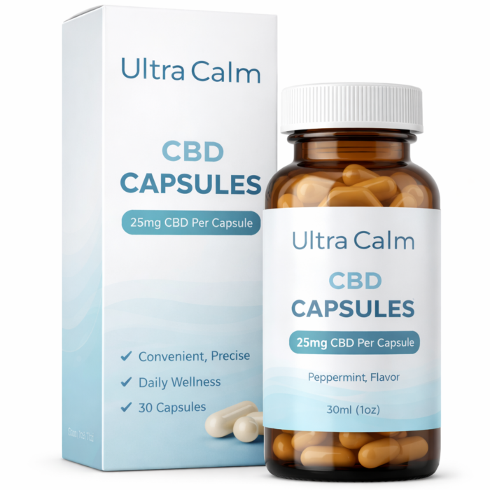 Ultra Calm CBD Capsules 25mg (30ct)