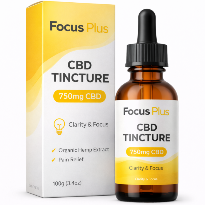 Focus Plus CBD Tincture 750mg