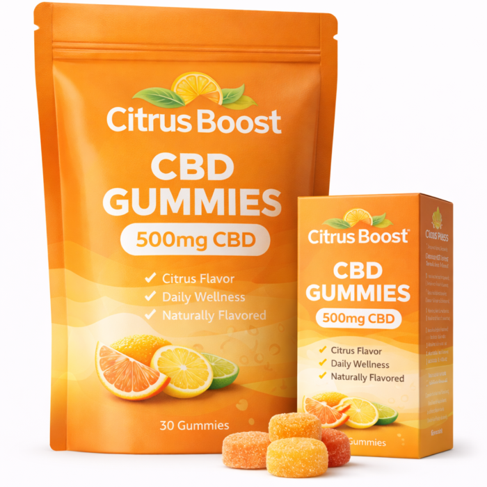 Citrus Boost CBD Gummies 500mg (30ct)
