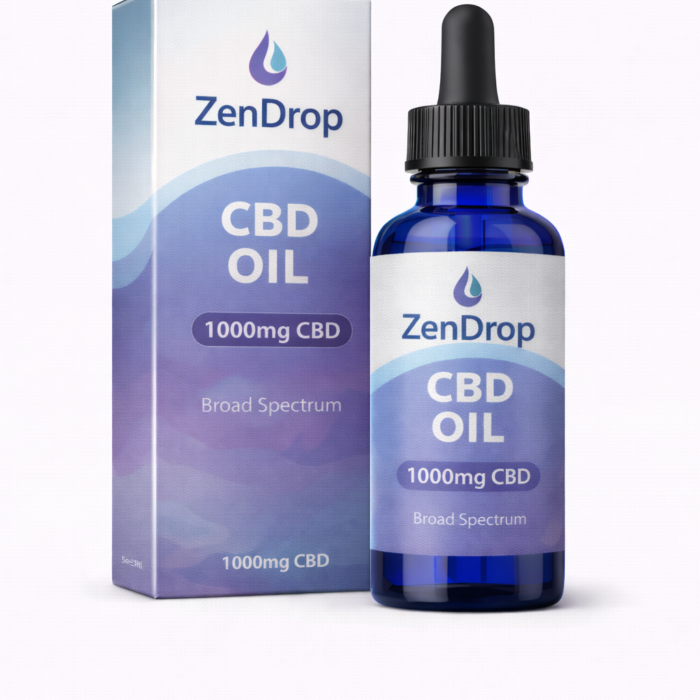 ZenDrop Broad Spectrum CBD Oil 1000mg