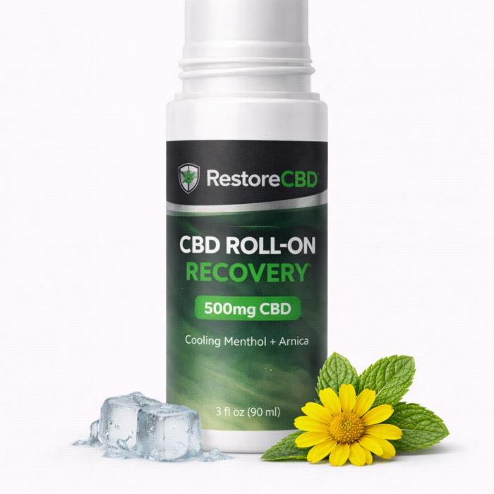 RestoreCBD CBD Roll-On Recovery 500mg