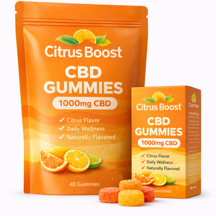 Citrus Boost CBD Gummies 1000mg (40ct)