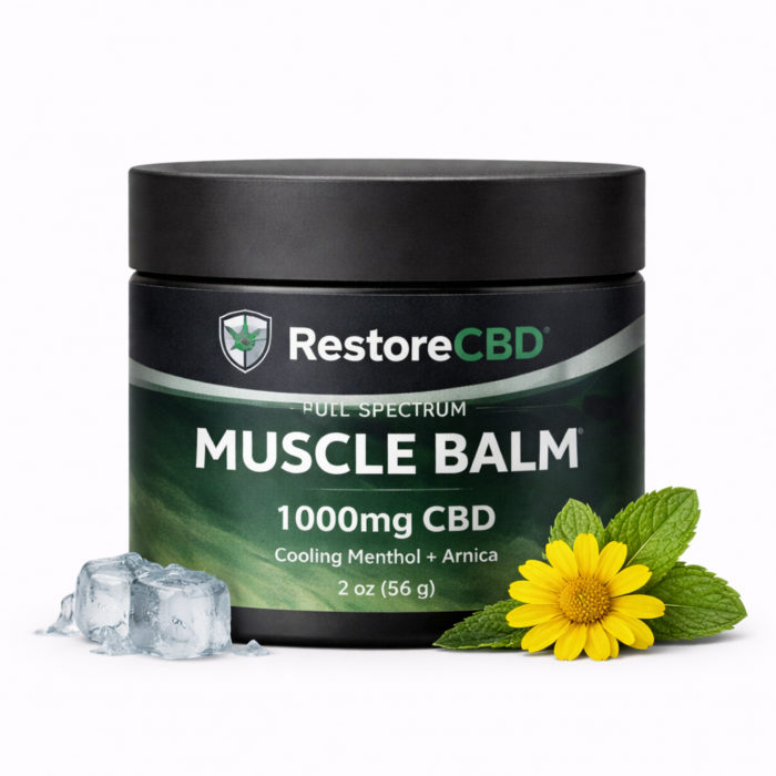 RestoreCBD Full Spectrum Muscle Balm 1000mg
